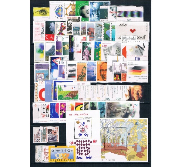 2000 Germania Federale Annata completa MNH/**