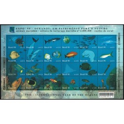1998 Brasile EXPO '98 Anno dell'Oceano - tematica pesci