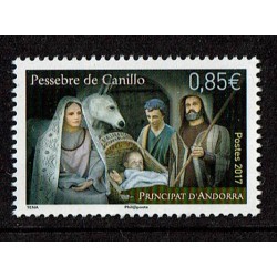 2017 Andorra Pessebre de Canillo - Natale MNH/**