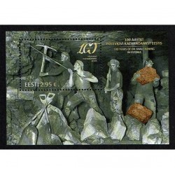2016 Estonia minerali in superficie Unusual stamp