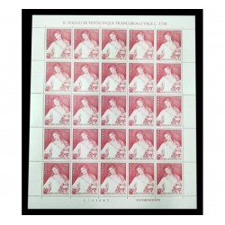 1976 Tiziano Vecellio Foglio intero MNH/**