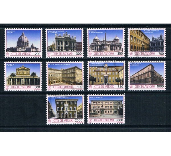 1993 - Tesori d'arte della Città del Vaticano - MNH/**