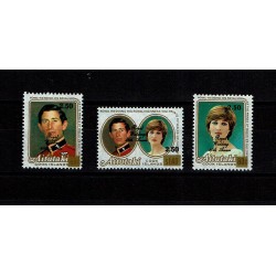1987 Aitutaki 40° Royal Wedding Regina Elisabetta