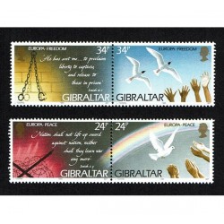 1995 Gibilterra serie Europa MNH/**