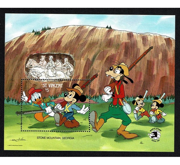 1989 St. Vincent Disney - World Stamp Expo 89