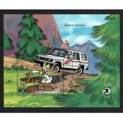 1989 Maldive Disney Stamp Exhibition Woshington'89