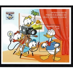 1995 Maldive Disney 60° di Paperino Donald Duck