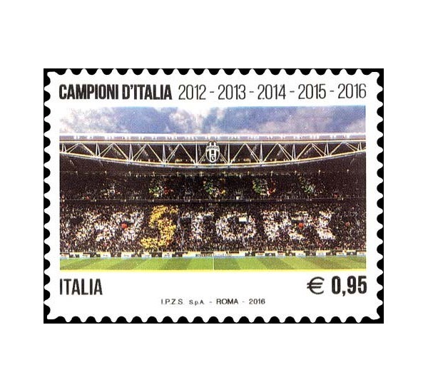 2016 Juve campione d'Italia MNH
