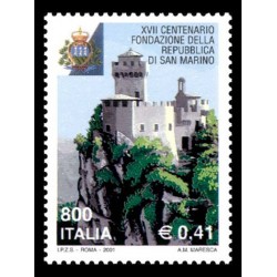 2001 fondazione repubblica san Marino MNH/**