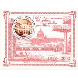 2002 Vaticano primo francobollo pontificio Foglietto