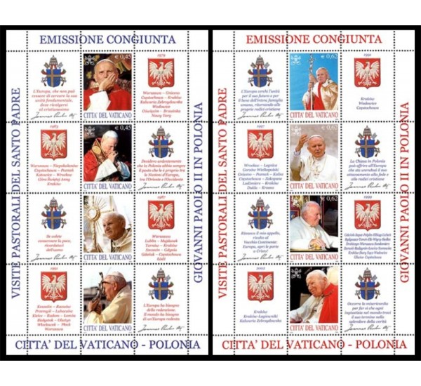 2004 Vaticano Viaggi di Giovanni Paolo II