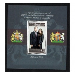 2016 Gibilterra anniversario royal wedding William e Catherine