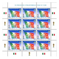 2006 Francobolli Italia campione del Mondo - Mondiali di Calcio Fifa 2006