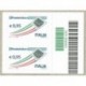 2014 Posta Italiana 0,95 coppia con Codice a Barre 1630