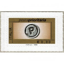 2007 Posta Prioritaria 0,80 Rotocalco