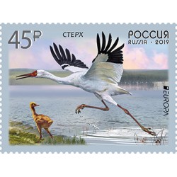 2019 Russia emissione Europa - Uccelli autoctoni