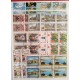 Collezione Repubblica 362 Quartine Timbrate differenti