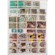 Collezione Repubblica 362 Quartine Timbrate differenti