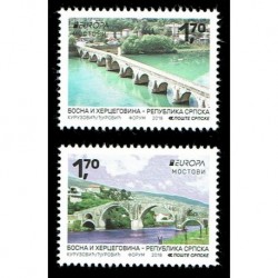 2018 Bosnia Emissione Europa Posteurop - Ponti