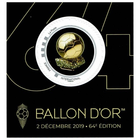 2019 Francia 64° edizione del Pallone d'Oro da collezione