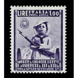 1937 Regno Colonie Estive Posta Aerea Sas.A102 Nuovo
