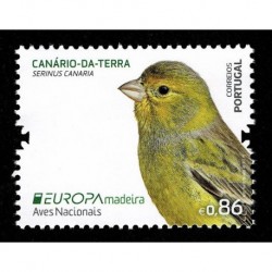 2019 Portogallo Madera Emissione Europa tematica Uccelli serie