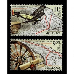2020 Moldavia Antichi itinerari postali - emissione Europa