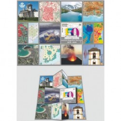 2020 Spagna istituto geografico foglietto pieghevole unusual