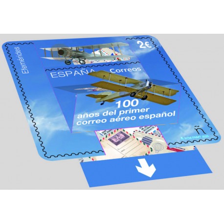 2020 Spagna centenario posta aerea unusual stamps