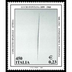 1999 Repubblica Centenario nascita di Lucio Fontana