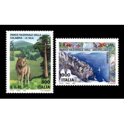 1999 Repubblica emissione Europa Parchi nazionali