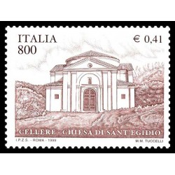 1999 Repubblica Chiesa di sant'Egidio, a Cellere