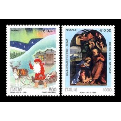 1999 Repubblica emissione tematica Natale