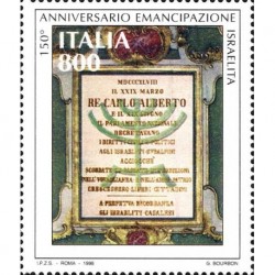 1998 Repubblica emancipazione degli ebrei italiani