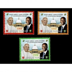 2020 Costa d'Avorio Congiunta (Joint Iusse) Vaticano serie