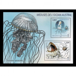 2021 TAAF Meduse dell'oceano Australe foglietto