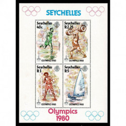 1980 Seychelles Olimpiadi di Mosca foglietto