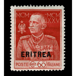 1925 Colonie Eritrea 60cent D13 1/2 Sas.99 Giubileo MNH/**