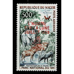 1969 Niger Apollo 11 sbarco sulla luna MNH/**