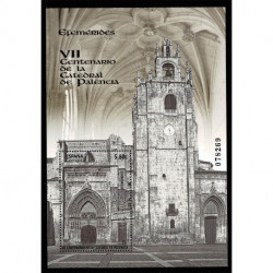 2021 Spagna VII Centenario Cattedrale di Palencia foglietto