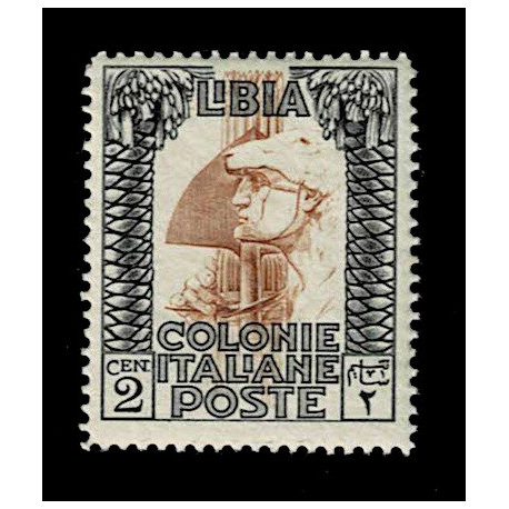 1924 Libia 2cent Pittorica Sas.45 nuovo MNH/**