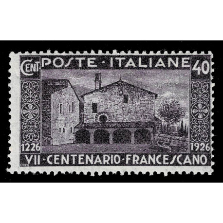 1926 Regno San Francesco 40cent Sas.194 nuovo MNH/**
