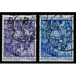 1950 Repubblica Anno Santo Sas.620/621 usati
