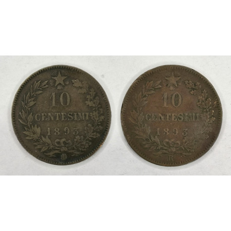 lotto 6 Monete Regno d'Italia Vittorio Emanuele III