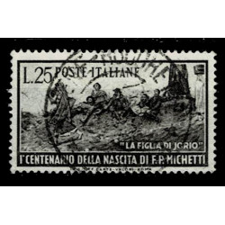 1951 Repubblica Francesco Paolo Michetti Sas.671 usato