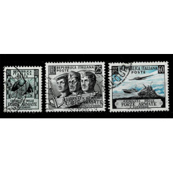 1952 Repubblica Giornata delle forze armate Sas.699/701 serie usata