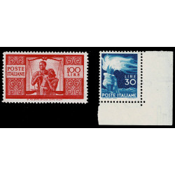 1945 Repubblica Serie Democratica Certificato Vendita con QRcode