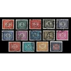 1947/54 Repubblica Segnatasse serie completa usata