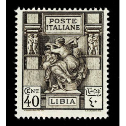1924 Colonie - Libia Sibilla 40 cent Sas.41 nuovo MNH/**