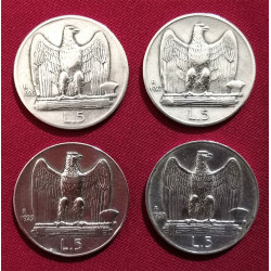 1961 Repubblica 500 Lire 'Biga' in Argento 835 (11gr)